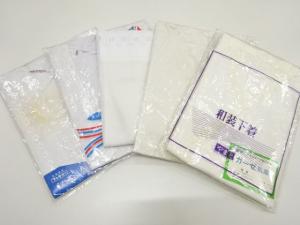 アンティーク　和装下着・割烹着　5点セット